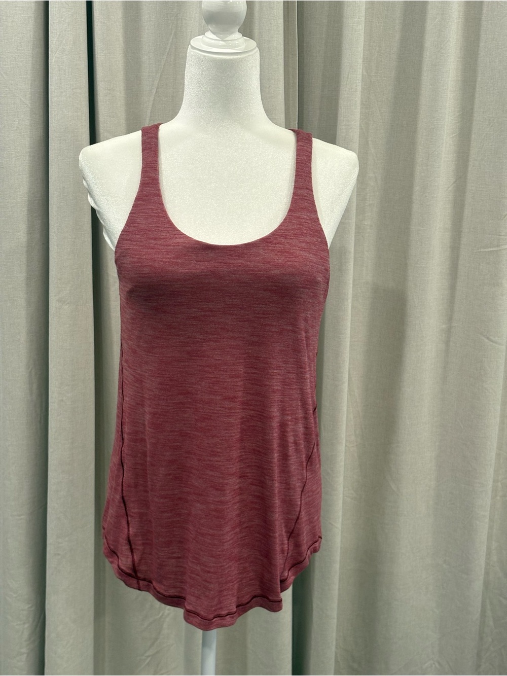 Lululemon Vintage Y2K Top Loose Fit Heathered Black Cherry / Radiant Multi | 8